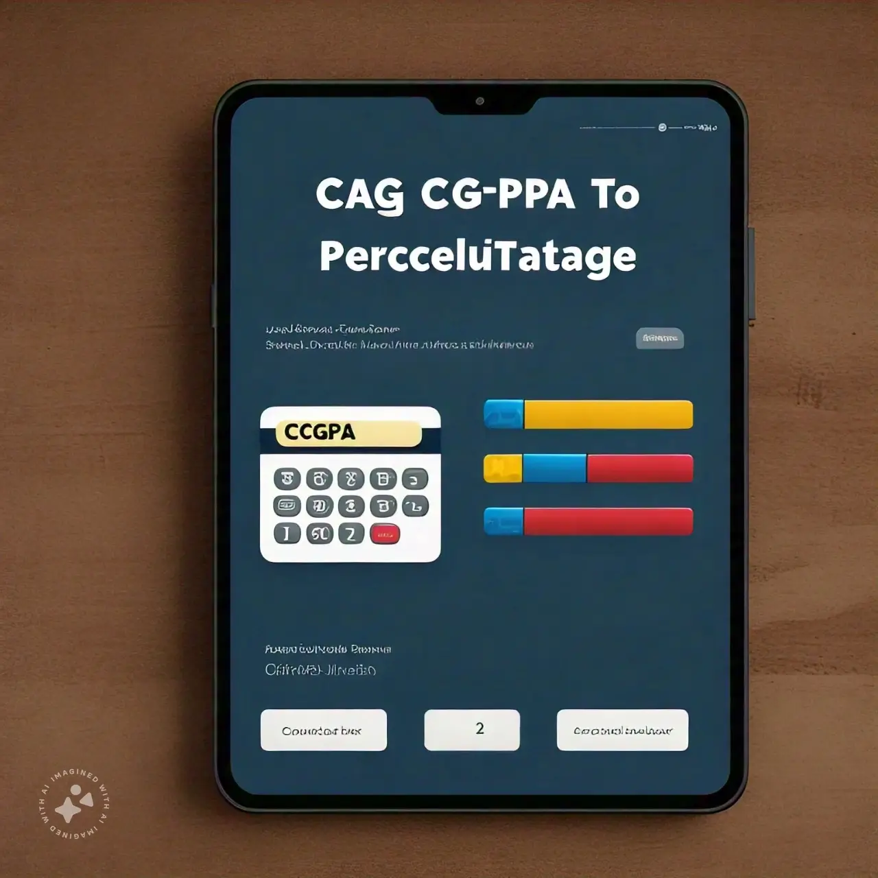 Screenshot of the CGPA to Percentage Calculator interface showcasing input fields and conversion results.